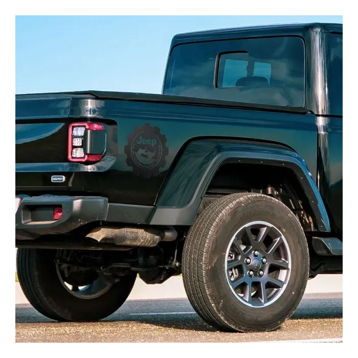 Mopar 68663163AA JPP Logo Graphic in Black for 01-24 Jeep Wrangler TJ, JK, JL, & Gladiator JT