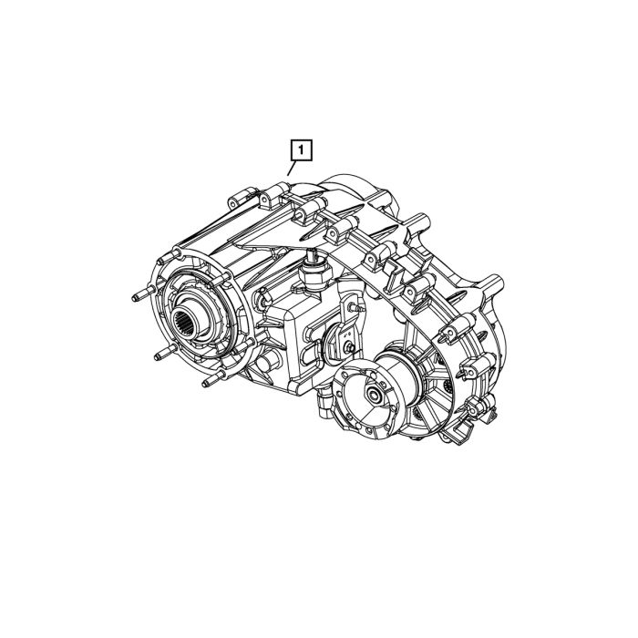 Mopar R2853311AF Np241 Transfer Case  for 07-11 Jeep Wrangler JK