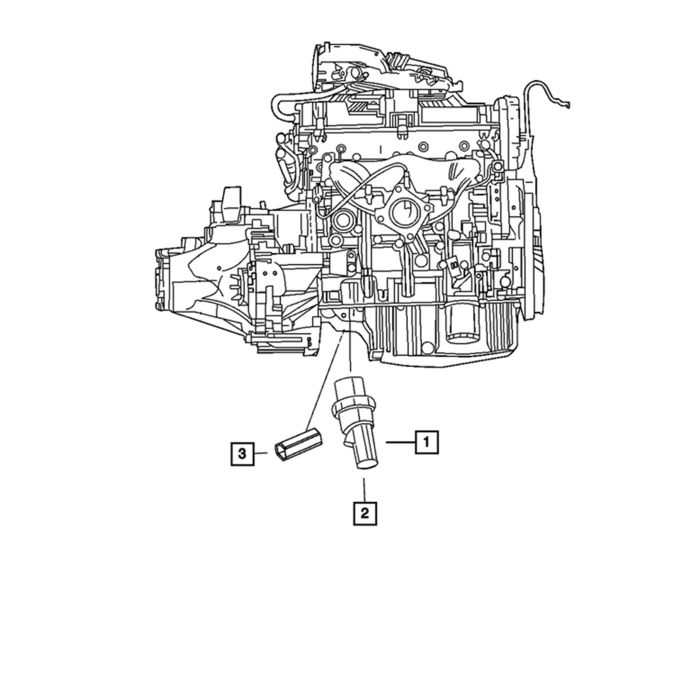 Mopar 68003360AA Oil Pressure Switch Package  for 07-20 Jeep Compass/Patriot MK & MP with 2.0L L4, 2.4L L4 - Gas Engine