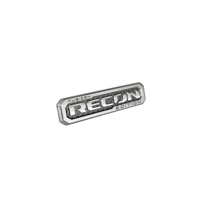 Mopar 68299027AA Rubicon Recon Nameplate for 17-18 Jeep Wrangler JK, & 2020 Jeep Wrangler JL 