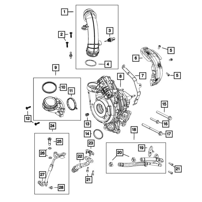 Mopar 68486949AA Seal  for 20-23 Jeep Wrangler JL & Gladiator JT