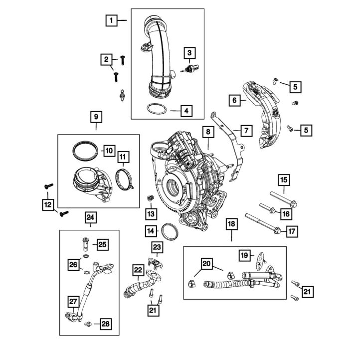 Mopar 68486949AA Seal  for 20-23 Jeep Wrangler JL & Gladiator JT