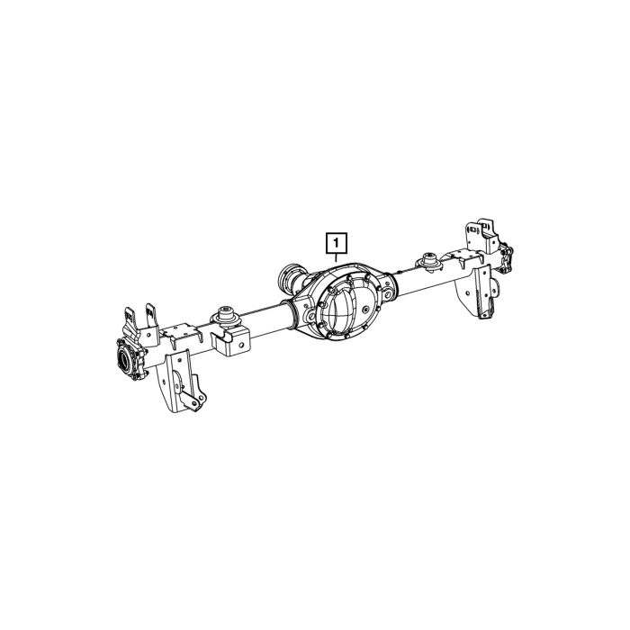 Mopar 68304608AB Rear Axle for 16-18 Jeep Wrangler JK Unlimited Sport