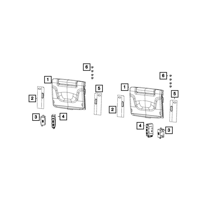 Mopar 68448006AA Tapping Hex Head Screw for 22-26 Grand Cherokee L