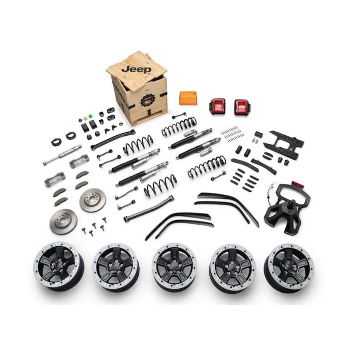 Mopar 77073007AC Trail Commander 2" Kit  for 18-26 Jeep Wrangler JL Unlimited 4-Door 4xe 