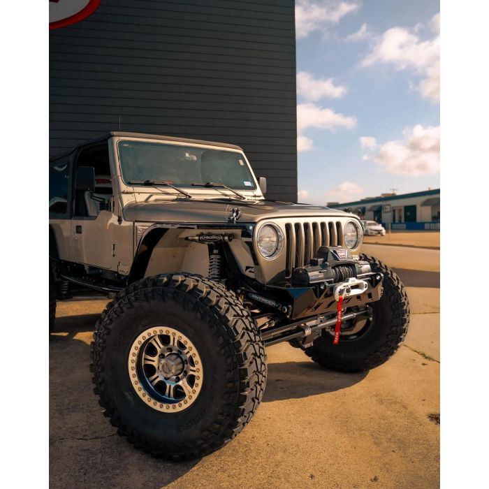 Motobilt MB1069 Crusher Front Bumper for 87-06 Jeep Wrangler YJ & TJ 