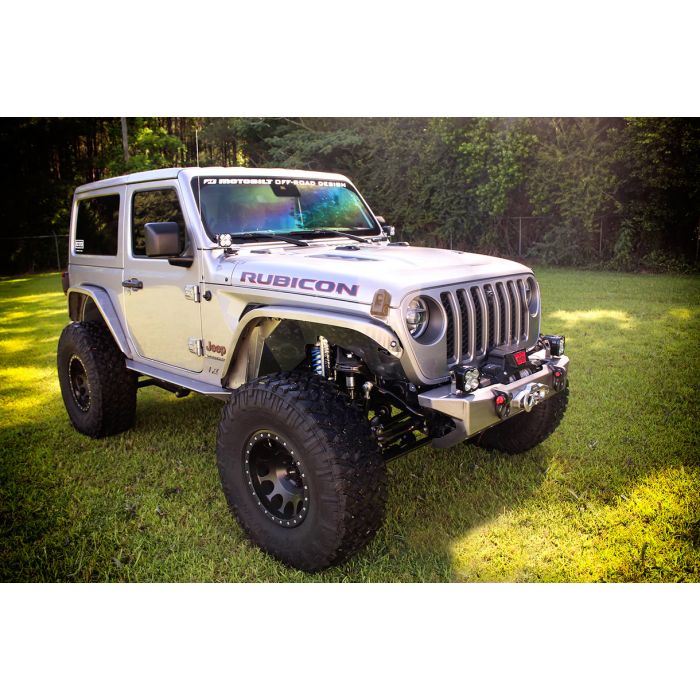 Motobilt MB1101 Crusher Front Fender Flares  for 18-26 Jeep Wrangler JL & Gladiator JT