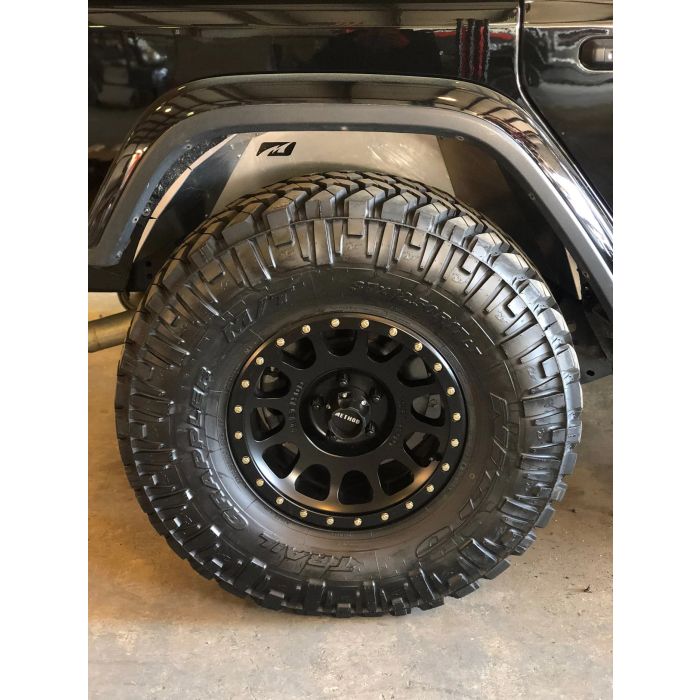 Motobilt MB1098 Rear Aluminum Inner Fender Kit for 18-26 Jeep Wrangler JL