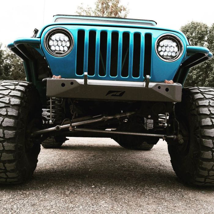 Motobilt MB1000 Front Stubby Bumper for 87-06 Jeep Wrangler YJ,TJ & TJ Unlimited 