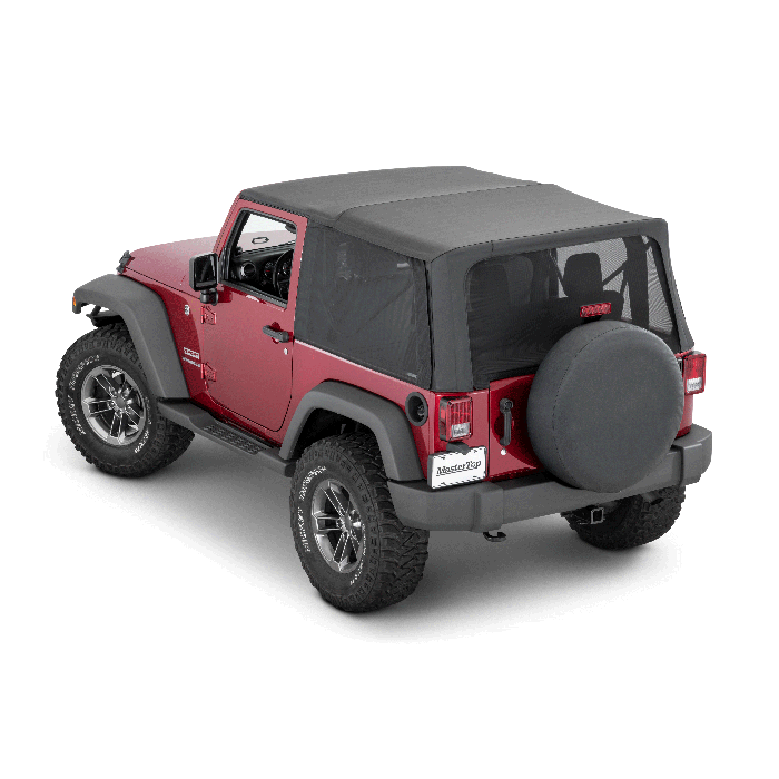 MasterTop 16032301 Mesh Trail Screens for 10-18 Jeep Wrangler JK 