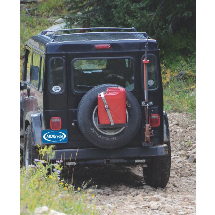 MORryde  Spare Tire Jerry Can Mount for 87-18 Jeep Vehicles