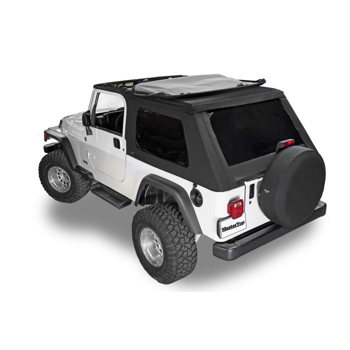 MasterTop  SkyMaster&reg; Frameless Fastback Soft Top for 04-06 Jeep Wrangler Unlimited LJ