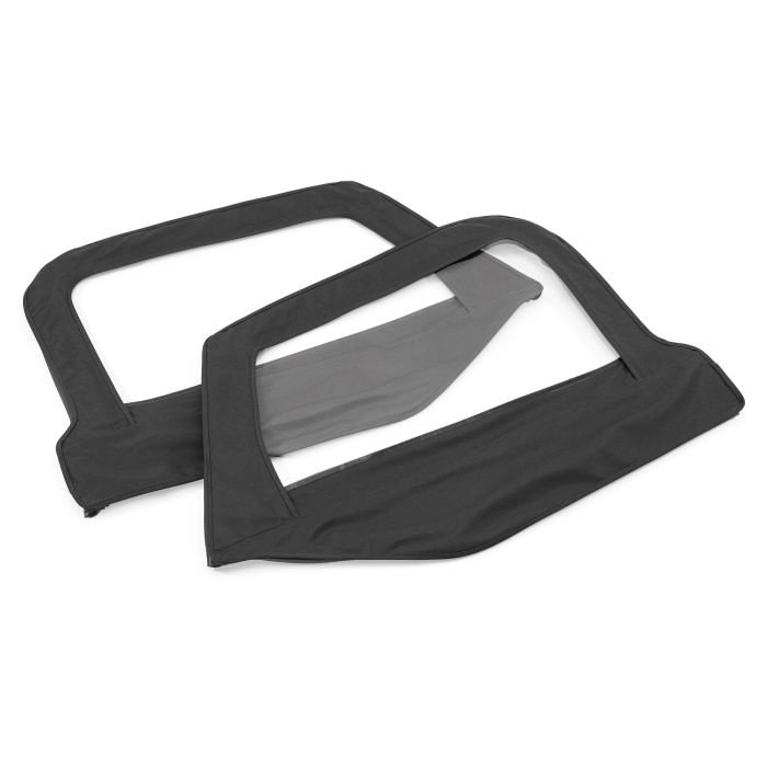 MasterTop  Replacement Upper Door Pair in MasterTwill for 97-06 Jeep Wrangler TJ with Half Steel Doors