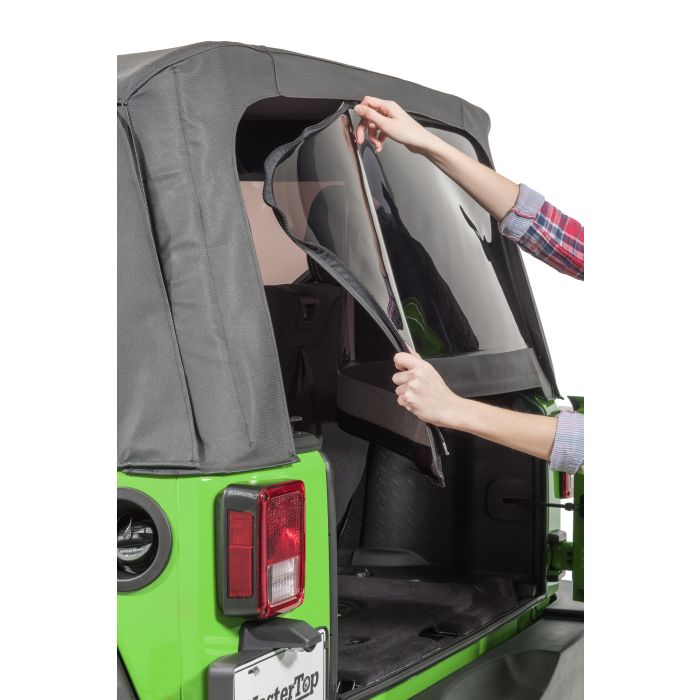 MasterTop  Replacement Rear Window  for 07-18 Jeep Wrangler JK with Original Mopar Soft Top