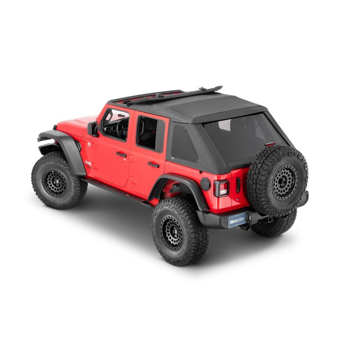 MasterTop  Fastback Soft Top for 18-26 Jeep Wrangler JL Unlimited