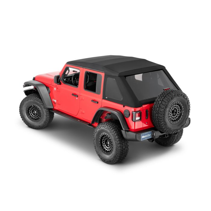 MasterTop  Fastback Soft Top for 18-22 Jeep Wrangler JL Unlimited
