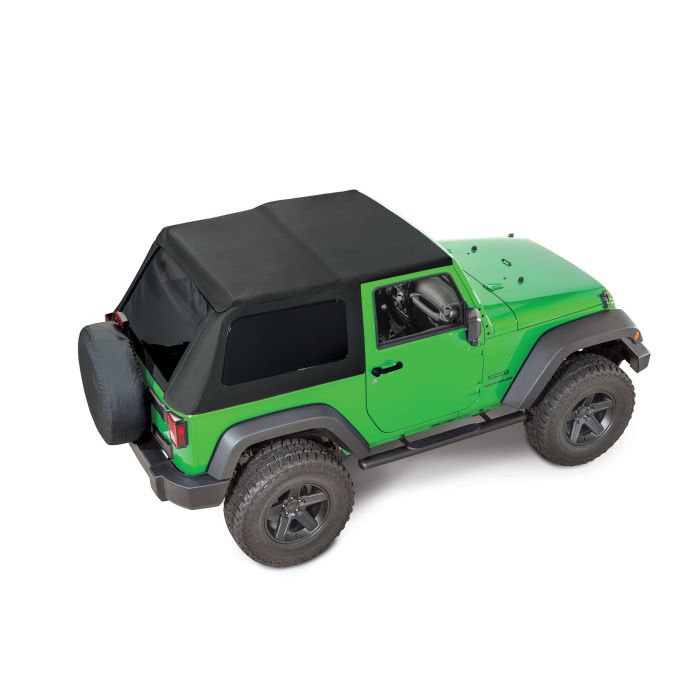 MasterTop  Frameless Fastback Replacement Top for 07-18 Jeep Wrangler JK