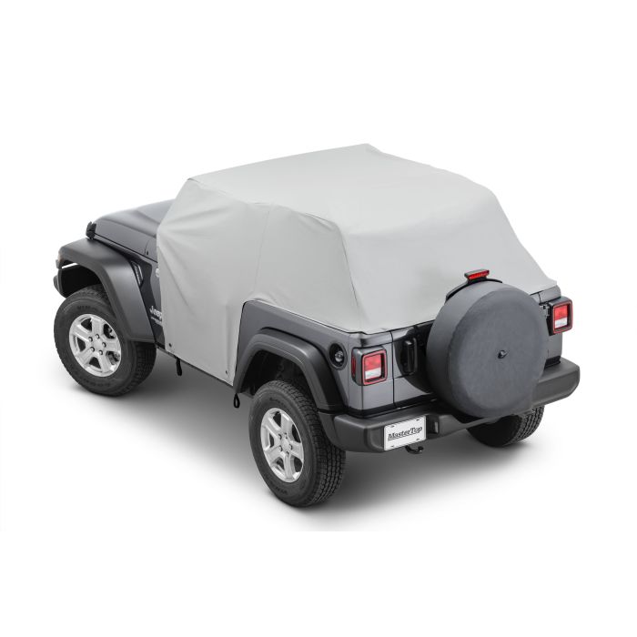 MasterTop 11110509 Full Door Cab Cover for 18-22 Jeep Wrangler JL with hard or soft top removed