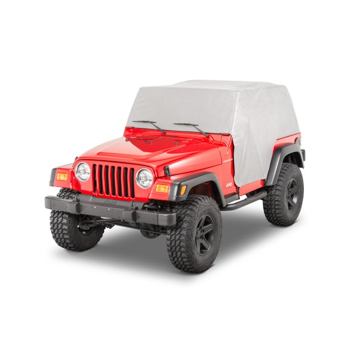 MasterTop 11120009 Five Layer Weatherproof Full Door Cab Cover for 92-06 Jeep Wrangler YJ & TJ