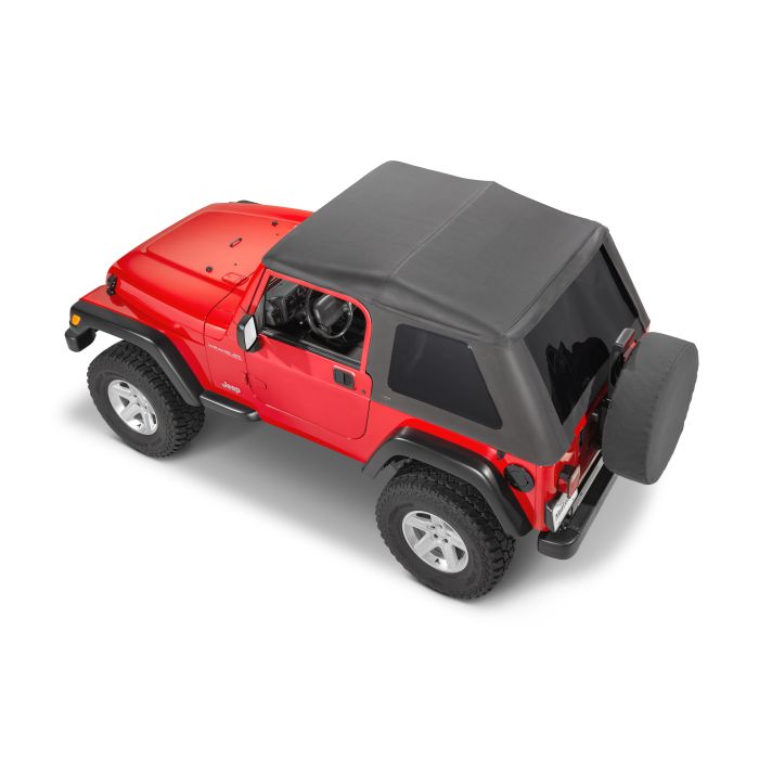 MasterTop  SkyMaster&reg; Frameless Fastback Soft Top for 97-06 Jeep Wrangler TJ