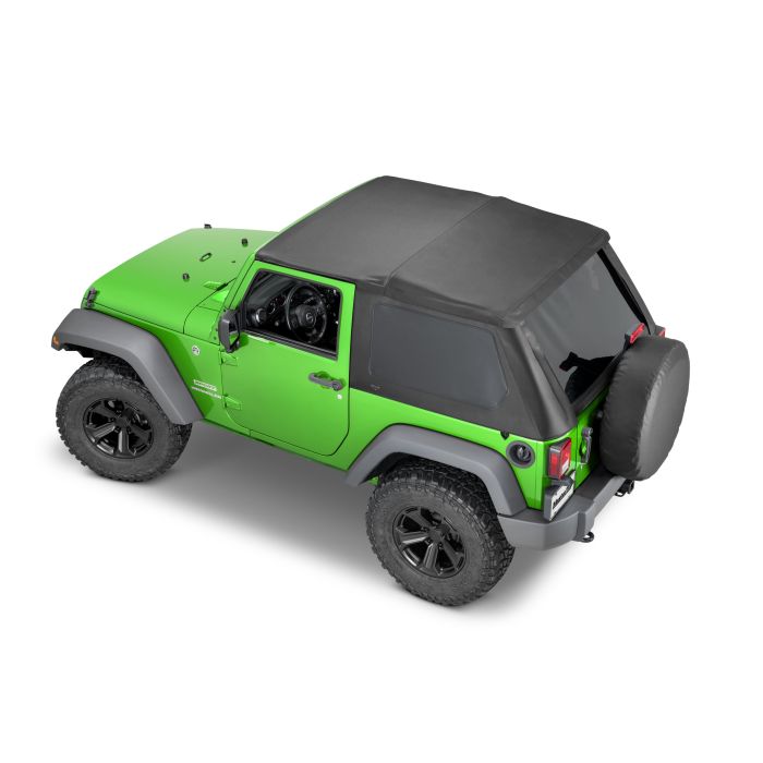 MasterTop  SkyMaster&reg; Frameless Fastback Soft Top for 07-18 Jeep Wrangler JK 
