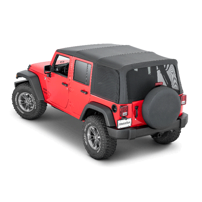 MasterTop 16032401 Mesh Trail Screens for 10-18 Jeep Wrangler JK Unlimited 