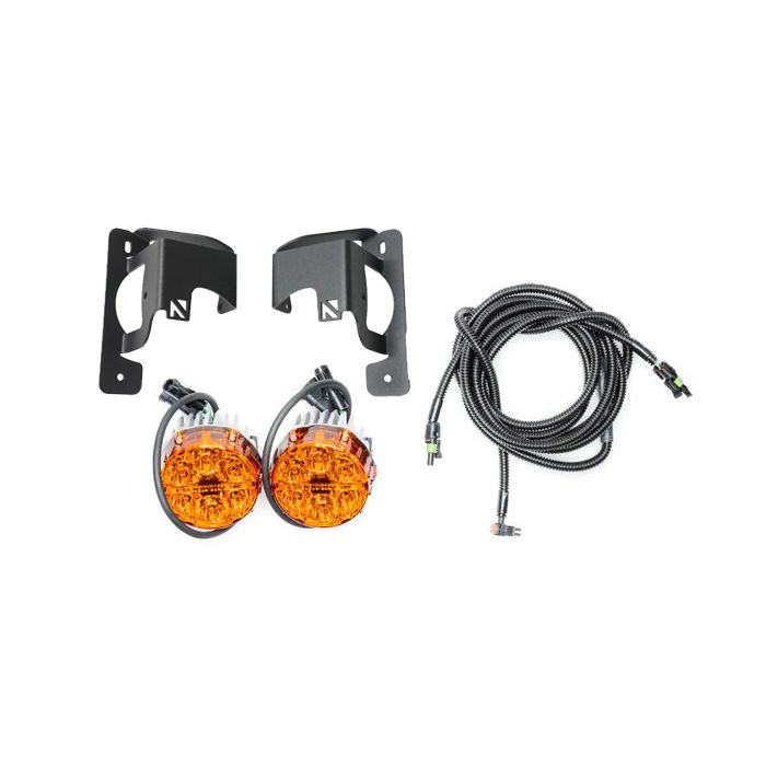 NACHO QUATRO SAE FOG LIGHT KIT JL/JT AMBER 3-Piece