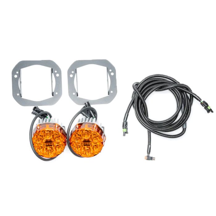 NACHO QUATRO SAE FOG LIGHT KIT JL/JT AMBER
