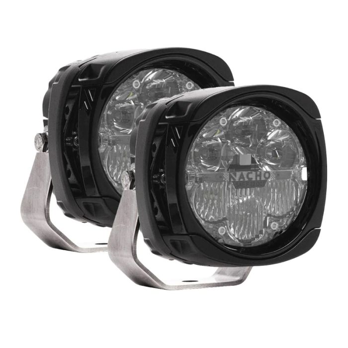 Nacho Offroad Lighting PM461 Quatro 4" SAE Fog/Spot LED Lights 