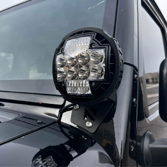 Nacho Offroad Lighting  A-Pillar Light Mounts for 07-18 Jeep Wrangler JK