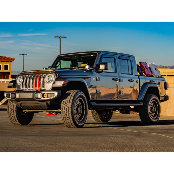 Nacho Offroad Lighting  Quatro Fog Mount Brackets for 07-24 Jeep Wrangler JK, JL & Gladiator JT