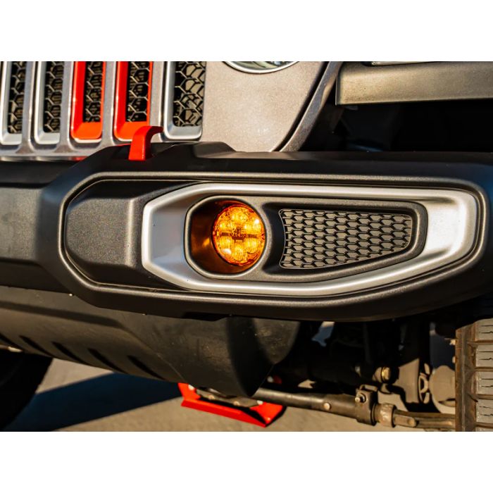 Nacho Offroad Lighting  Quatro Fog Mount Brackets for 07-24 Jeep Wrangler JK, JL & Gladiator JT