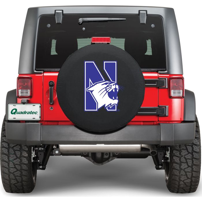 HBS TIRE COVER NORTHWESTERN 33X12.5 BLK