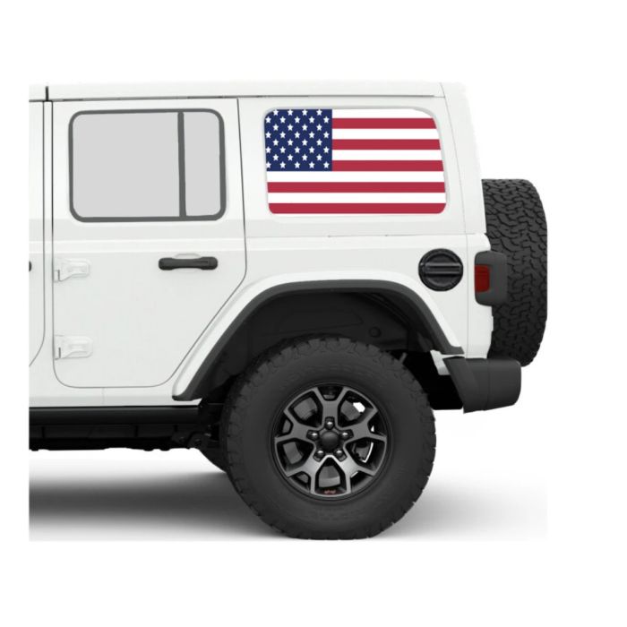 Under The Sun Inserts  Side Window Decal  for 07-22 Jeep Wrangler JK and JL Unlimited