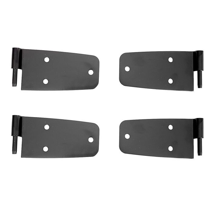 OMIX-ADA 11202.02 Full Door Hinge Set in Black for 76-93 Jeep CJ7 & Wrangler YJ