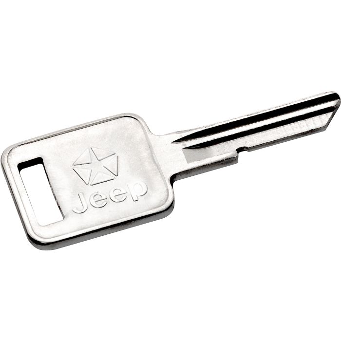 OMIX-ADA 17250.50 Blank Ignition Key & Door Key for 76-84 Jeep CJ Series, 87-90 Wrangler YJ & 84-90 Cherokee XJ