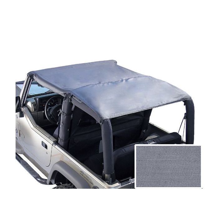Rugged Ridge 13554.15 Sun Top Plus in Black Denim for 76-91 Jeep CJ-7 & Wrangler YJ