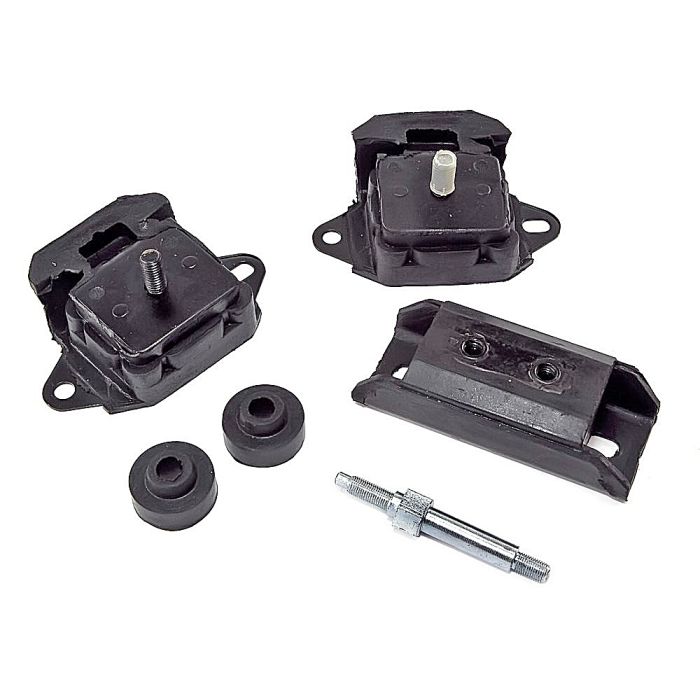 OMIX 17474.03 Engine Mount Kit for 72-86 Jeep CJ Vehicles with 4.2L Engine