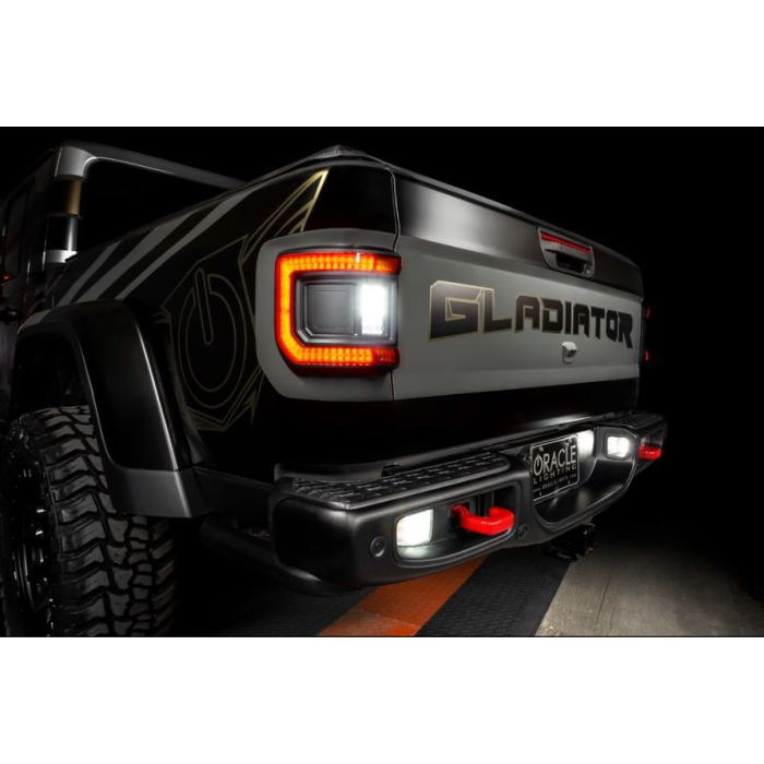 Oracle Lighting 5882-504  Flush Mount LED Tail Lights for 20-23 Jeep Gladiator JT
