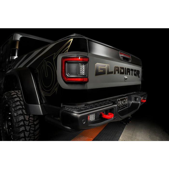 Oracle Lighting 5882-504-T Flush Mount LED Tail Lights for 20-24 Jeep Gladiator JT