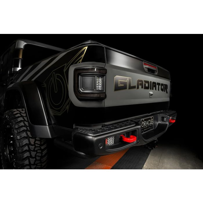 ORACLE Lighting "Black Series" Flush Mount LED Tail Lights for Jeep Gladiator JT