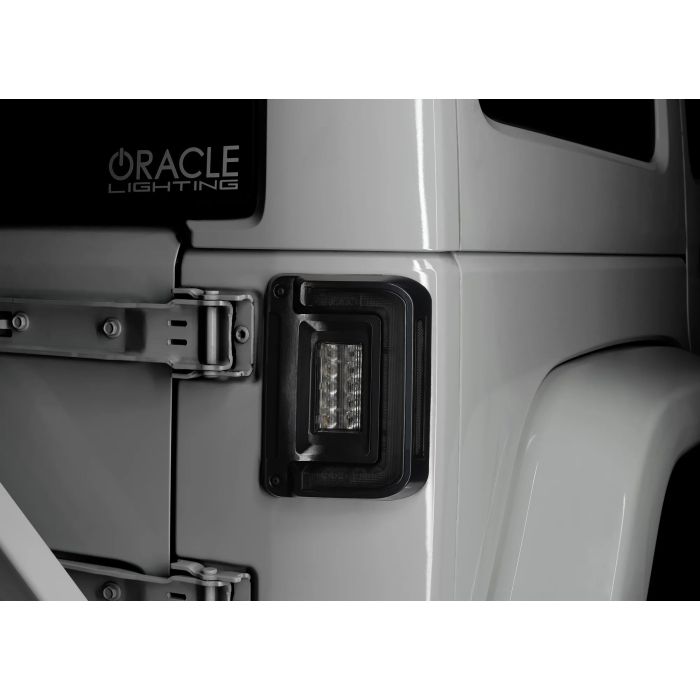 ORACLE Lighting "Black Series" Flush Mount LED Tail Lights for Jeep Wrangler JK