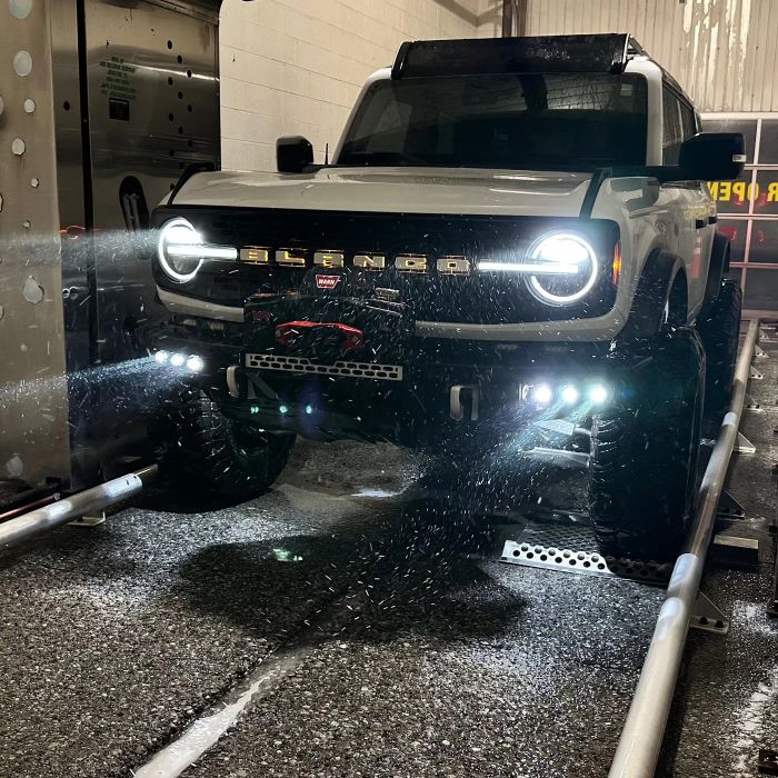 Oracle Lighting 5928-LZZ-001 Off Road LASER Auxiliary & LED Fog Light Kit  for 21-25 Ford Bronco with Steel Bumper