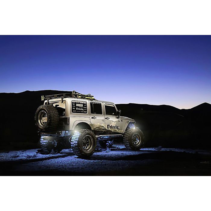 Oracle Lighting 5875-001 White Underbody Wheel Well LED Rock Light Kit - 4 Piece 