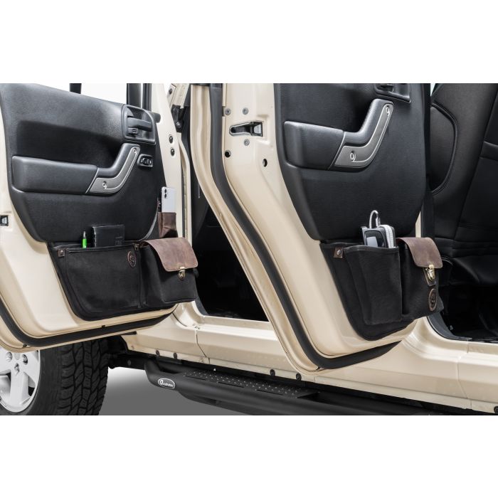 OVO FRONT & REAR DOOR PANEL POCKETS BLK 11-18 JK