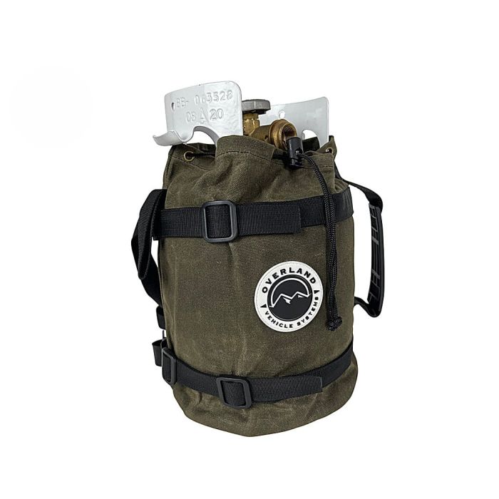 Overland Vehicle Systems 21189941 Canyon Wax Canvas 5lb. Propane Bag 