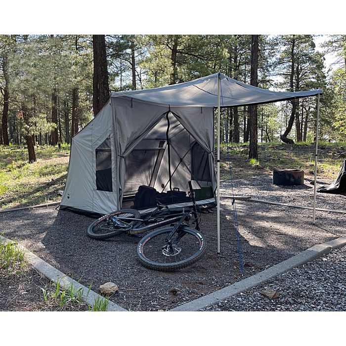 Quick Deploying Gray Ground Tent