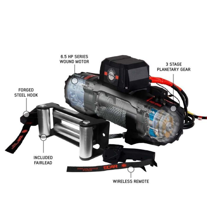 Overland Vehicle Systems  S.C.A.R. Winch 