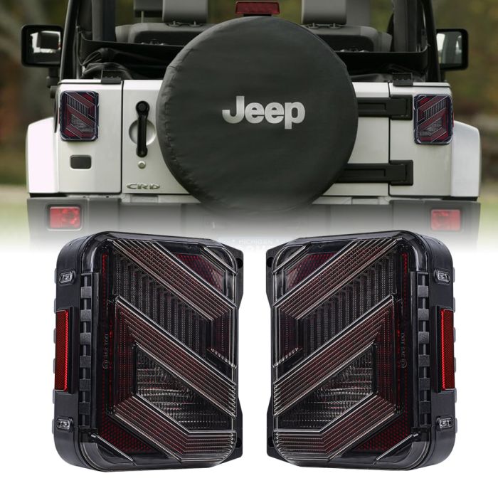Overtread  Skyline Elite LED Tail Light for 07-18 Jeep Wrangler JK