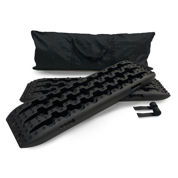 Overland Vehicle Systems 19169910 Recovery Ramp with Pull Strap and Storage Bag 